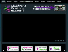Tablet Screenshot of childrensfeedingnetwork.org
